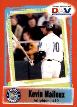 2011 DAV Minor / Independent / Summer Leagues #972 Kevin Mailoux Front