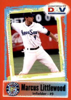 2011 DAV Minor / Independent / Summer Leagues #974 Marcus Littlewood Front