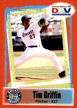 2011 DAV Minor / Independent / Summer Leagues #980 Tim Griffin Front