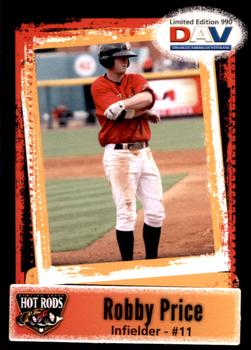 2011 DAV Minor / Independent / Summer Leagues #990 Robby Price Front