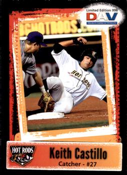 2011 DAV Minor / Independent / Summer Leagues #998 Keith Castillo Front