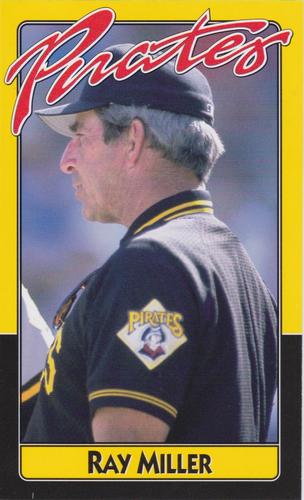 1994 Quintex Pittsburgh Pirates SGA #NNO Ray Miller Front