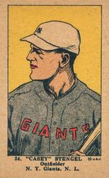 1923 Strip Cards (W515-2) #24 Casey Stengel Front