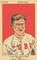 1923 Strip Cards (W515-2) #49 Grover Alexander Front
