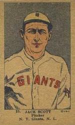 1923 Strip Cards (W515-2) #25 Jack Scott Front