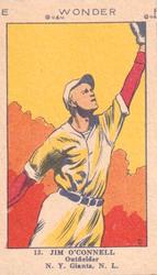 1923 Strip Cards (W515-2) #13 Jim O'Connell Front