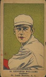 1923 Strip Cards (W515-2) #26 Kenneth Williams Front