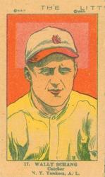 1923 Strip Cards (W515-2) #17 Wally Schang Front