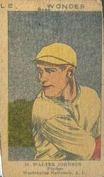 1923 Strip Cards (W515-2) #38 Walter Johnson Front