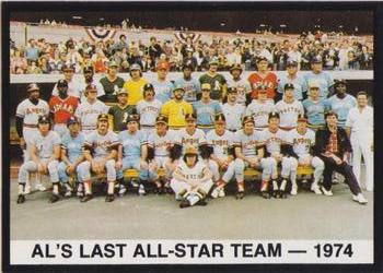 1983 Al Kaline Story - Red Back Border #60 Al's Last All-Star Team - 1974 Front
