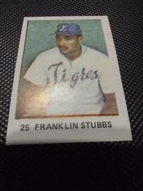 1984-85 Dominican Winter League Stickers #25 Franklin Stubbs Front