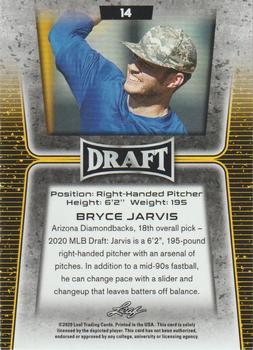 2020 Leaf Draft #14 Bryce Jarvis Back