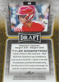 2020 Leaf Draft #46 Tyler Soderstrom Back