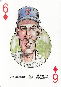 2005 Hero Decks Chicago Cubs Baseball Heroes Playing Cards #6♦ Don Kessinger Front