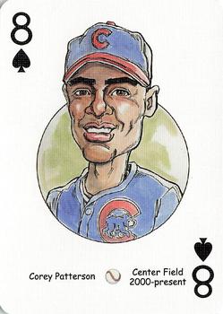 2005 Hero Decks Chicago Cubs Baseball Heroes Playing Cards #8♠ Corey Patterson Front