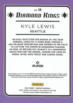 2021 Donruss #13 Kyle Lewis Back