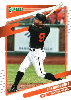 2021 Donruss #156 Brandon Belt Front