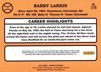 2021 Donruss #215 Barry Larkin Back