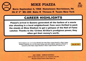 2021 Donruss #232 Mike Piazza Back
