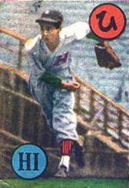 1949 Dreaming of Baseball Karuta (JK 1) #HI Yoshio Tenpo Front