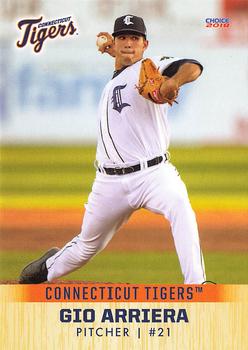 2018 Choice Connecticut Tigers #03 Gio Arriera Front