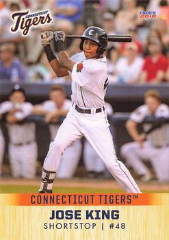 2018 Choice Connecticut Tigers #17 Jose King Front