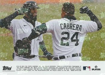 2021 Topps Now #1 Miguel Cabrera Back