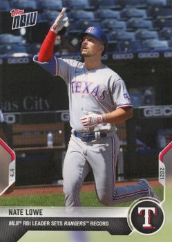 2021 Topps Now #28 Nate Lowe Front