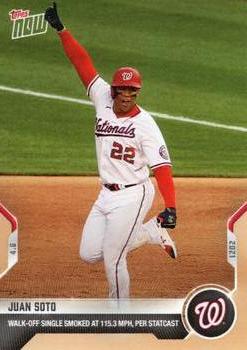 2021 Topps Now #39 Juan Soto Front