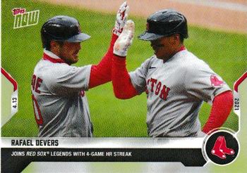 2021 Topps Now #69 Rafael Devers Front