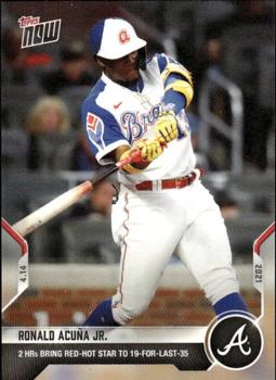 2021 Topps Now #78 Ronald Acuna Jr. Front