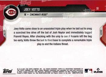 2021 Topps Now #91 Joey Votto Back