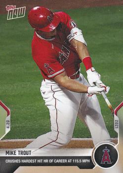 2021 Topps Now #104 Mike Trout Front