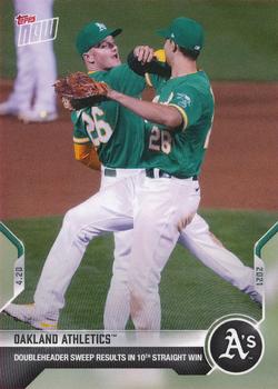 2021 Topps Now #105 Oakland Athletics Front