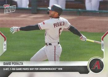 2021 Topps Now #113 David Peralta Front