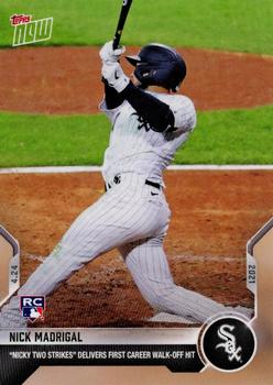 2021 Topps Now #124 Nick Madrigal Front