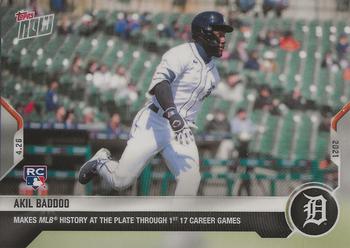 2021 Topps Now #133 Akil Baddoo Front
