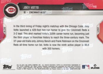 2021 Topps Now #149 Joey Votto Back