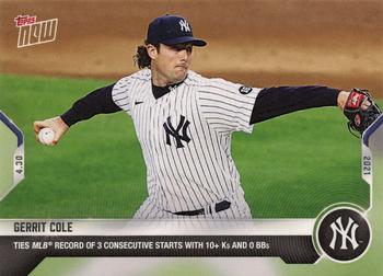 2021 Topps Now #151 Gerrit Cole Front