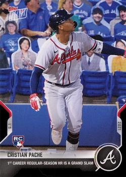 2021 Topps Now #158 Cristian Pache Front