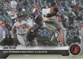 2021 Topps Now #175 John Means Front