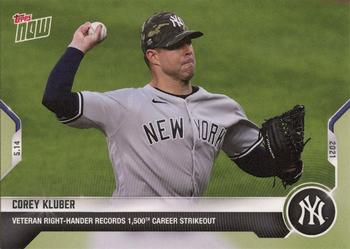 2021 Topps Now #215 Corey Kluber Front