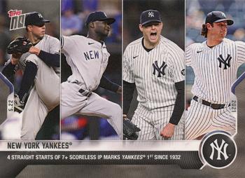 2021 Topps Now #254 New York Yankees Front