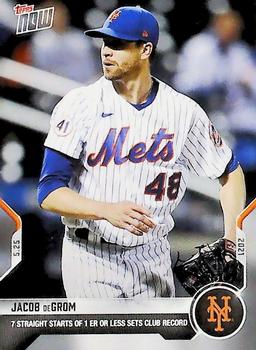2021 Topps Now #268 Jacob deGrom Front