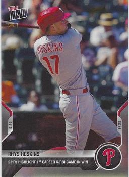 2021 Topps Now #384 Rhys Hoskins Front