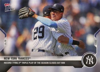 2021 Topps Now #391 New York Yankees Front