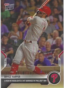 2021 Topps Now #466 Bryce Harper Front
