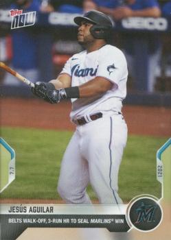 2021 Topps Now #476 Jesus Aguilar Front