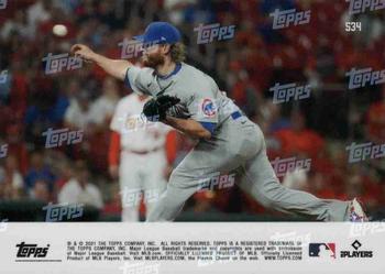 2021 Topps Now #534 Chicago Cubs Back