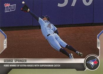 2021 Topps Now #551 George Springer Front